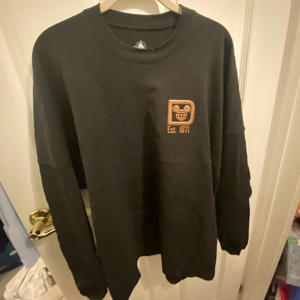 Walt Disney World Spirit Jersey Black and Gold